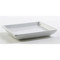 Tuxton China 4.63 in. Small Square Tray - Porcelain White - 2 Dozen BPZ-045H